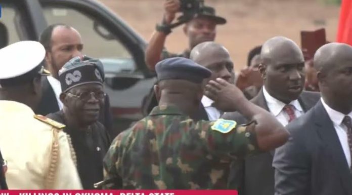 TINUBUburial of soldiers