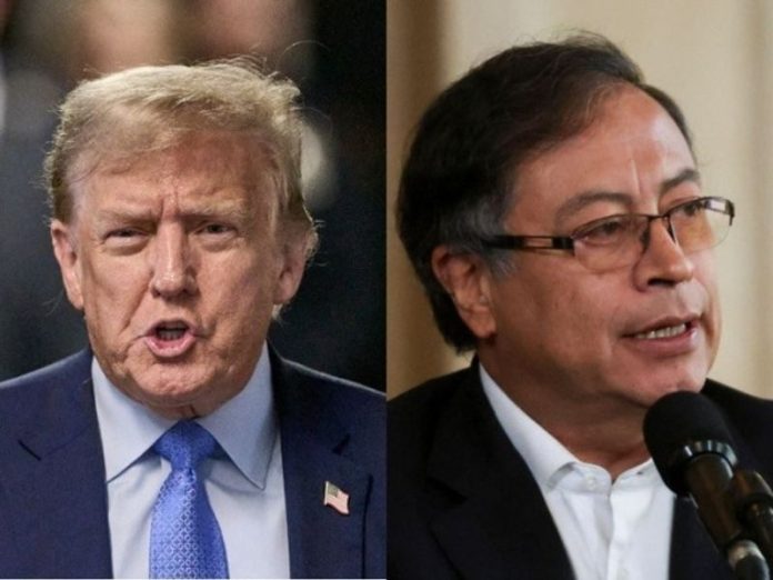 Trump-Colombia's Gustavo Petro