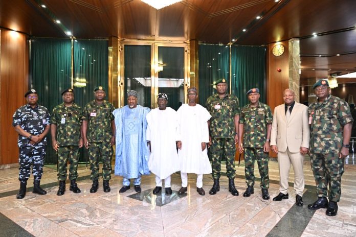 TINUBUsecurity chiefs3