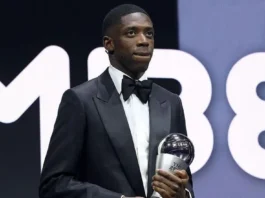 Dembele Wins FIFA Best Men’s Player Of The Year (SEE OTHER AWARDS FOR TEAM, COACH, ETC)