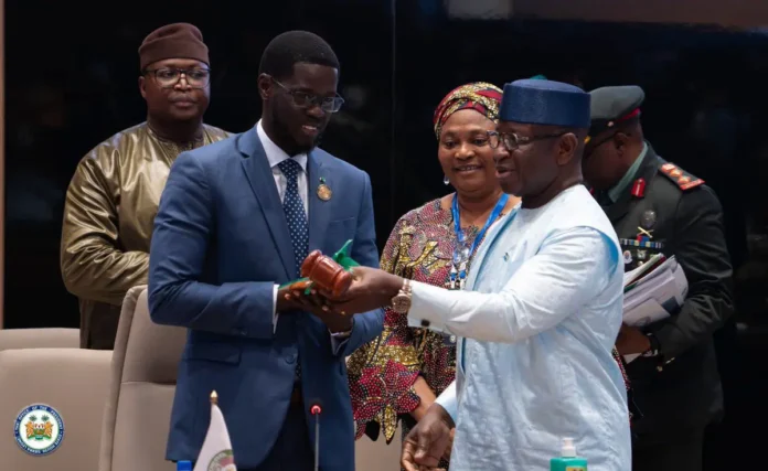 Senegal’s President Faye,-ECOWAS Chairman
