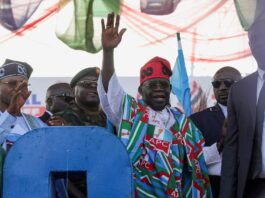 Tinubu At Kaduna Rally Blames Opponents For Hunger, Poverty As APC Chair Yilwatda Assures Him He’ll Win And Hands Flags To 7 N-West States’ Candidates